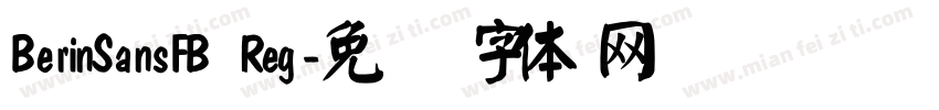 BerinSansFB Reg字体转换